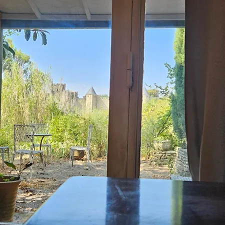 La Caverne De Fontgrande, Piscine Et Parking Et Vue Cite Apartment Carcassonne
